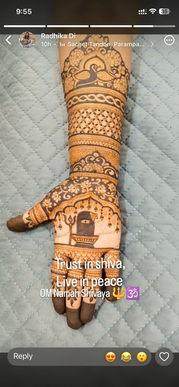 Shravan Mehndi Design